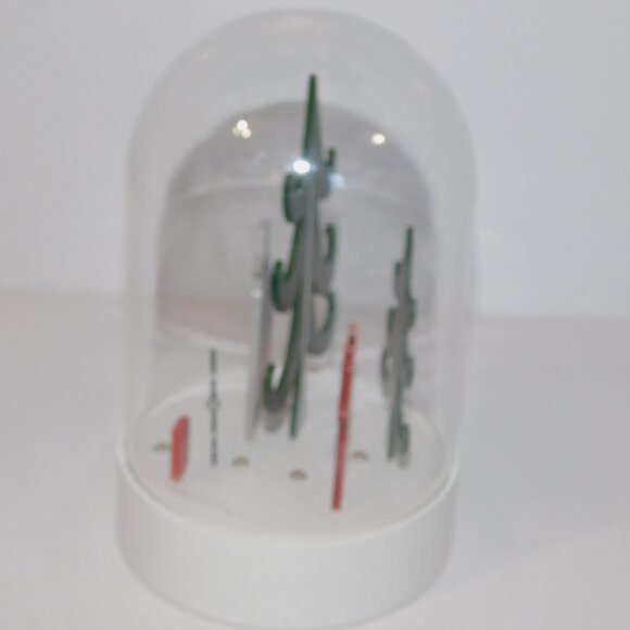 Ikea STRALA LED Christmas decorative table lamp, dome forest 7" Winter Light - Picture 4 of 11